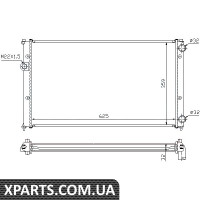 Радіатор Nissens 652441