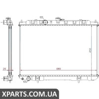 Радіатор Nissens 68705A