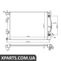Радіатор Nissens 675038