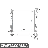 Радіатор Nissens 67552