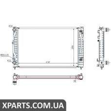 Радіатор Nissens 60499