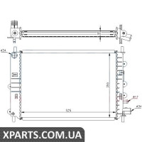 Радіатор Nissens 62217A