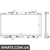 Радіатор Nissens 68096