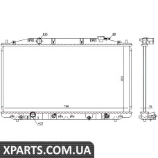 Радіатор Nissens 68096