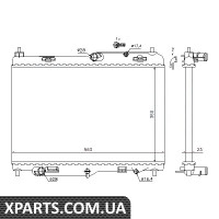 Радіатор Nissens 69234