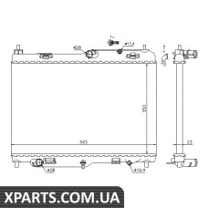 Pадиатор Nissens 69234