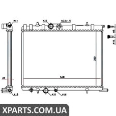 Радiатор Nissens 63502A