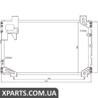 Радіатор кондиціонера Nissens 940020