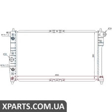 Радiатор Nissens 616671