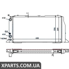 Радіатор Nissens 60487