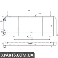 Радіатор Nissens 604201
