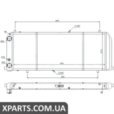 Радіатор Nissens 604201