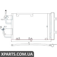 Радіатор кондиціонера Nissens 940052