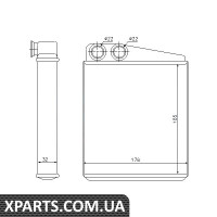 Радіатор охолодження Nissens 70228