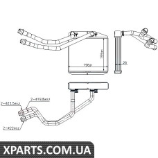 Радіатор пiчки Nissens 71163