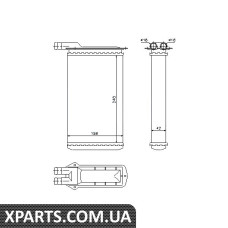 Радіатор обігрівача ВАЗ 2108 09 099 ТАВРІЯ пр-во Nissens Nissens 71942
