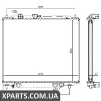 Радіатор Nissens 62801