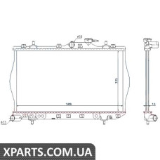 Радіатор Nissens 622971
