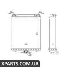 Радіатор пiчки Nissens 72001