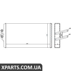 Радіатор пічки MERCEDES Nissens 72005
