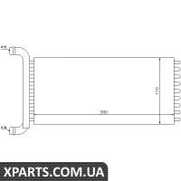 Радіатор охолодження Nissens 72041