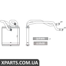 Радіатор пiчки Nissens 72216