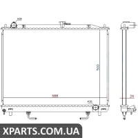 Радіатор Nissens 628959