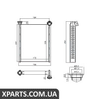 Радіатор пiчки Nissens 72987