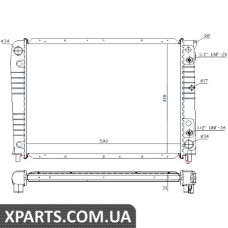 Радіатор Nissens 65537A