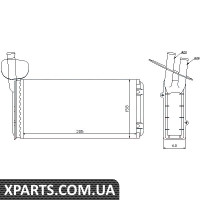 Радіатор охолодження Nissens 73965