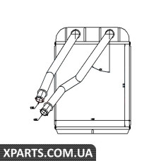 Радіатор пiчки Nissens 73975