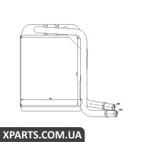 Радіатор охолодження Nissens 73976