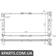 Радiатор Nissens 62392A