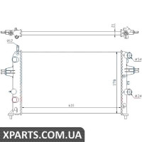 Радіатор Nissens 63091