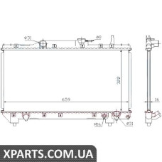 Радіатор Nissens 64837A