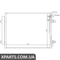 Радіатор кондиціонера Nissens 94832