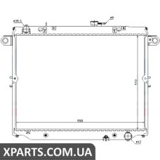 Радiатор Nissens 64882