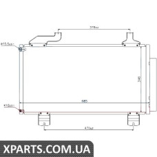 Радіатор кондиціонера Nissens 940114