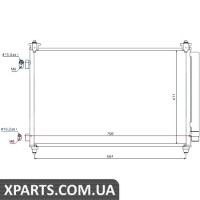 Радіатор кондиціонера Nissens 940253