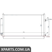 Радіатор кондиціонера Nissens 94893