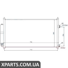 Радіатор кондиціонера Nissens 94893