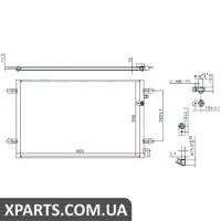 Радіатор кондиціонера Nissens 94695