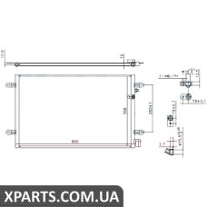 Радіатор кондиціонера Nissens 94695