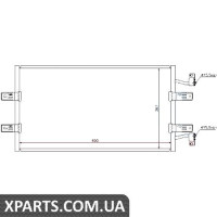 Радіатор кондиціонера Nissens 940119