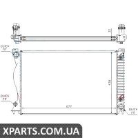 Радіатор Nissens 60236A