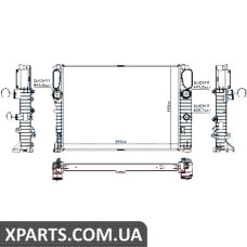 Радіатор Nissens 62796A