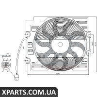 Вентилятор радіатора Nissens 85421