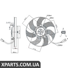 Вентилятор охолодження Nissens 85680