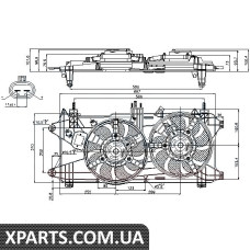 Вентилятор радіатора Nissens 85689