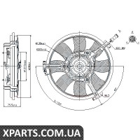 Вентилятор радіатора Nissens 85691